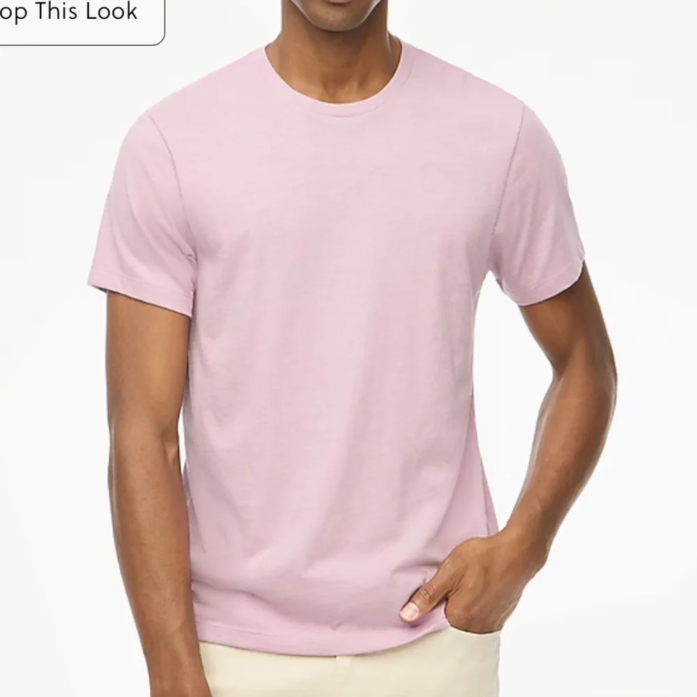 NWOT j crew violet mist Cotton-blend washed jersey tee